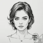A neo-traditional portrait of one of the “chi… – tattoo sketch (№1752648387_0, 16.07.2025 06:46) — tattoovalue.net