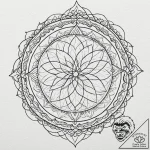 A sketch of the professor, adjusting his glas… – tattoo sketch (№1752648632_0, 16.07.2025 06:50) — tattoovalue.net