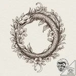 Laurel wreath, artistic tattoo sketch, sepia… – tattoo sketch (№1752650913_0, 16.07.2025 07:28) — tattoovalue.net