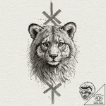 Tattoo design a camouflage pattern subtly int… – tattoo sketch (№1752660067_0, 16.07.2025 10:01) — tattoovalue.net