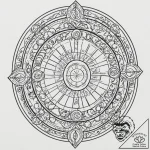 Tattoo design a zodiac symbol as a broken mir… – tattoo sketch (№1752660223_0, 16.07.2025 10:03) — tattoovalue.net