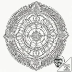 Tattoo design a zodiac symbol formed by inter… – tattoo sketch (№1752660457_0, 16.07.2025 10:07) — tattoovalue.net