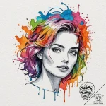 Portraits & people, tattoo drawing outline, v… – tattoo sketch (№1752661402_0, 16.07.2025 10:23) — tattoovalue.net