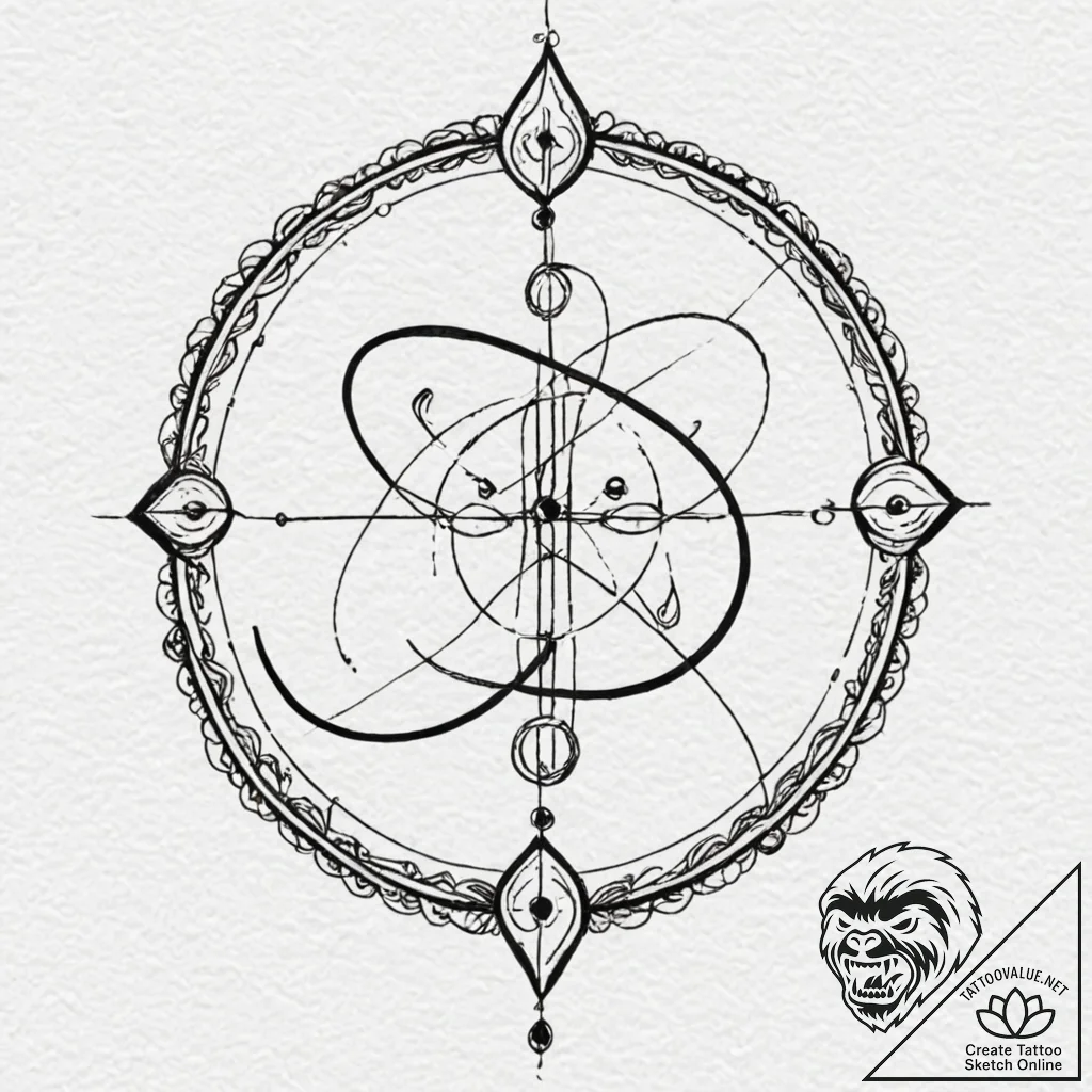Tattoo sketch a simple "together" or "connect... - tattoo sketch (№1752662256_0, 16.07.2025 10:37) — tattoovalue.net
