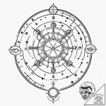 Tattoo sketch a zodiac constellation with a s… – tattoo sketch (№1752662801_0, 16.07.2025 10:46) — tattoovalue.net