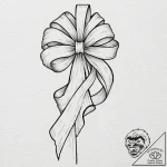 Tattoo design a flowing scarf or ribbon, symb… – tattoo sketch (№1752663911_0, 16.07.2025 11:05) — tattoovalue.net