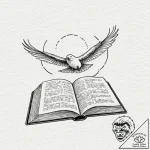 Tattoo design a book whose pages turn into bi… – tattoo sketch (№1752665196_0, 16.07.2025 11:26) — tattoovalue.net