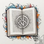 146. tattoo sketch: the rune “veda,” depicted… – tattoo sketch (№1752665355_0, 16.07.2025 11:29) — tattoovalue.net