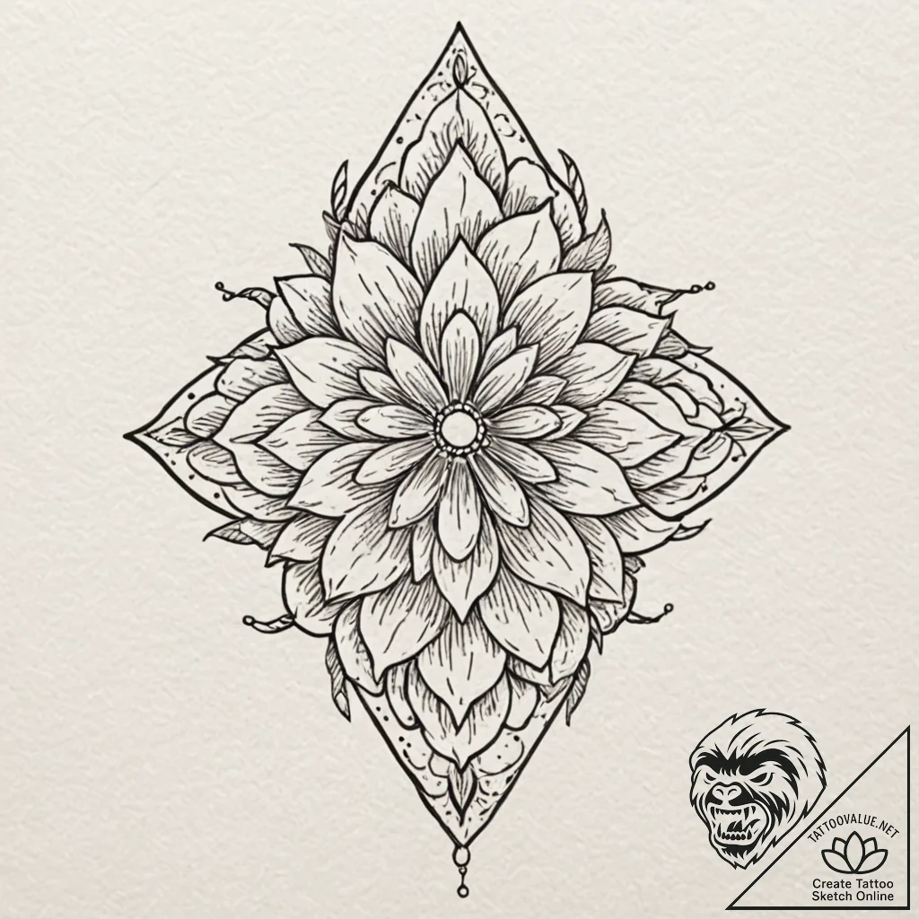 Tattoo design a small, unique motif that hold... - tattoo sketch (№1752666408_0, 16.07.2025 11:46) — tattoovalue.net