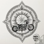 A graphic novel panel of butch coolidge on ze… – tattoo sketch (№1752667303_0, 16.07.2025 12:01) — tattoovalue.net