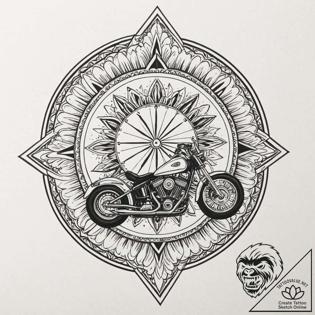 A graphic novel panel of butch coolidge on ze... - tattoo sketch (№1752667303_0, 16.07.2025 12:01) — tattoovalue.net
