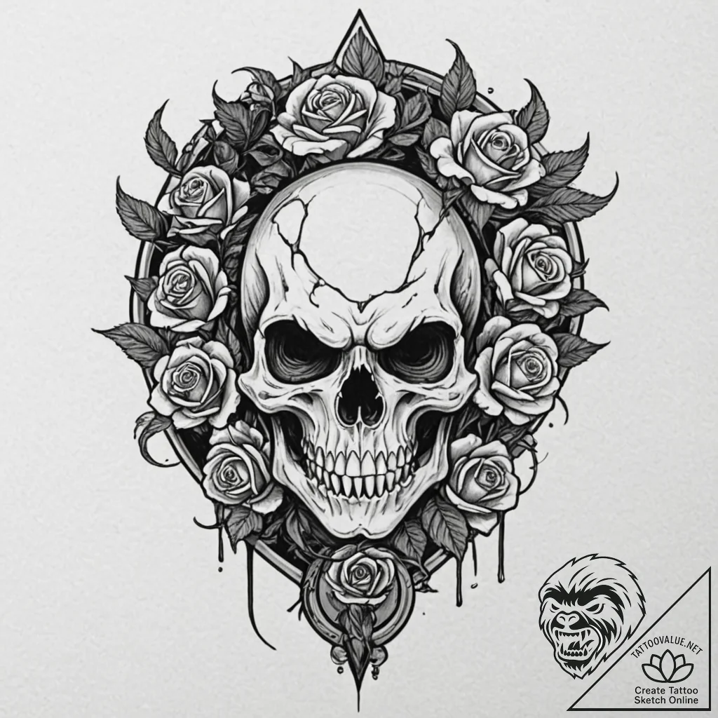 A neo-traditional portrait of a zergling from... - tattoo sketch (№1752667465_0, 16.07.2025 12:04) — tattoovalue.net