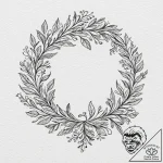Tattoo sketch an olive branch symbolizing pea… – tattoo sketch (№1752670303_0, 16.07.2025 12:51) — tattoovalue.net