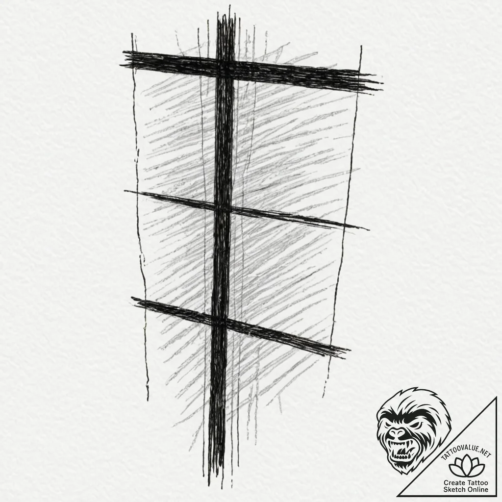An abstract shot of the shadow cast by a vene... - tattoo sketch (№1752671310_0, 16.07.2025 13:08) — tattoovalue.net