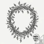 Tattoo sketch two intertwining vines growing… – tattoo sketch (№1752673544_0, 16.07.2025 13:45) — tattoovalue.net