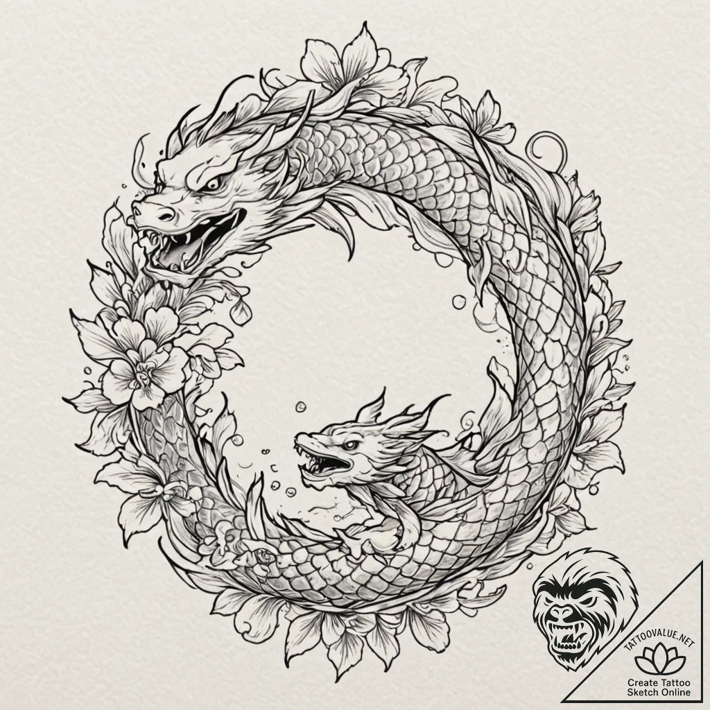 Slavic tattoo sketch prompts, tattoo flash sh... - tattoo sketch (№1752674897_0, 16.07.2025 14:08) — tattoovalue.net
