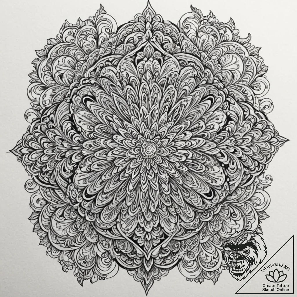 Tattoo design a solid block of ice, unyieldin... - tattoo sketch (№1752674976_0, 16.07.2025 14:09) — tattoovalue.net