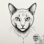 Tattoo sketch a stylized black cat, alluring… – tattoo sketch (№1752675849_0, 16.07.2025 14:24) — tattoovalue.net