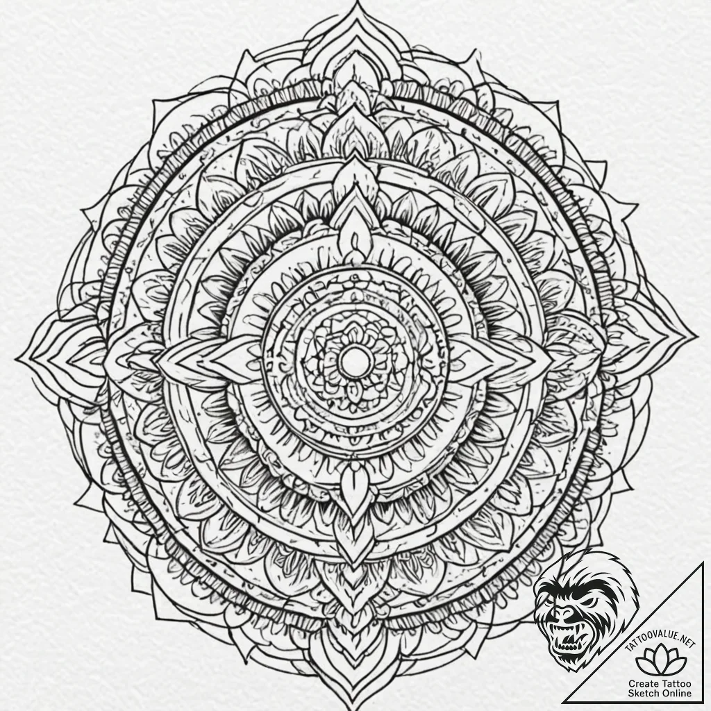 A sketch of pan, the god of the wild., tattoo... - tattoo sketch (№1752676566_0, 16.07.2025 14:36) — tattoovalue.net