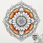 Tattoo sketch a cluster of birth flowers for… – tattoo sketch (№1752679661_0, 16.07.2025 15:27) — tattoovalue.net