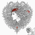Tattoo sketch a digital warrior’s profile, st… – tattoo sketch (№1752680053_0, 16.07.2025 15:34) — tattoovalue.net