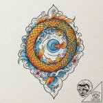 The texture of a woven piece of fabric, like… – tattoo sketch (№1752680286_0, 16.07.2025 15:38) — tattoovalue.net