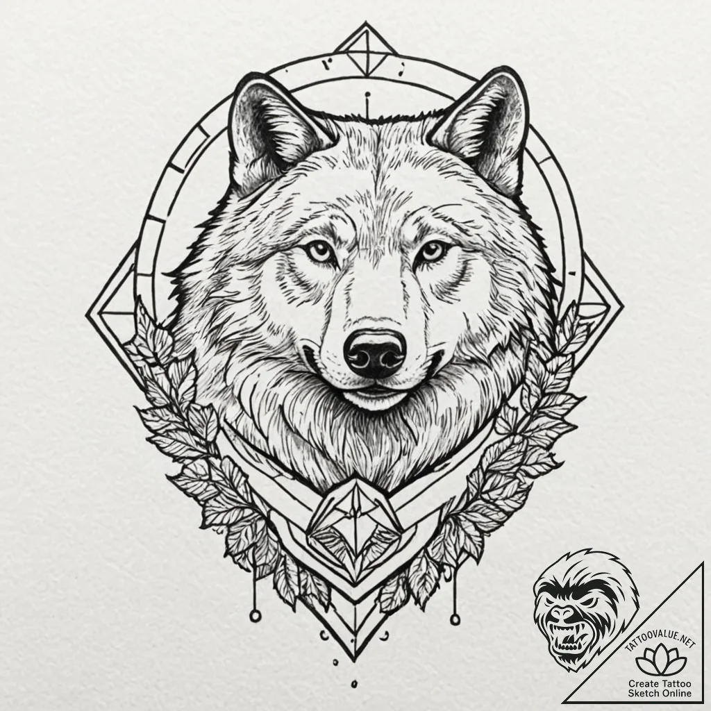 Tattoo design a specific guardian animal (e.g... - tattoo sketch (№1752681298_0, 16.07.2025 15:54) — tattoovalue.net