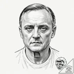 A graphic novel portrait of hannibal lecter,… – tattoo sketch (№1752682857_0, 16.07.2025 16:20) — tattoovalue.net