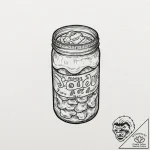Tattoo sketch a classic “peanut butter” on on… – tattoo sketch (№1752683971_0, 16.07.2025 16:39) — tattoovalue.net