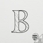 Tattoo sketch a custom initial font created f… – tattoo sketch (№1752684130_0, 16.07.2025 16:42) — tattoovalue.net