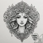 Web, artistic tattoo sketch, neo traditional… – tattoo sketch (№1752687845_0, 16.07.2025 17:44) — tattoovalue.net