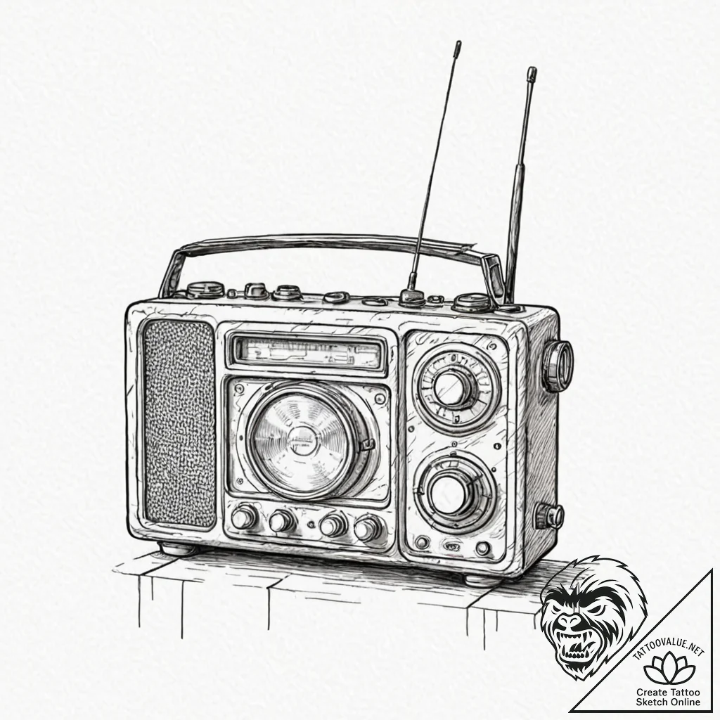 Tattoo sketch a powerful image of a generic m... - tattoo sketch (№1752688413_0, 16.07.2025 17:53) — tattoovalue.net