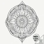 Tattoo design a simplified silhouette of a cl… – tattoo sketch (№1752690616_0, 16.07.2025 18:30) — tattoovalue.net