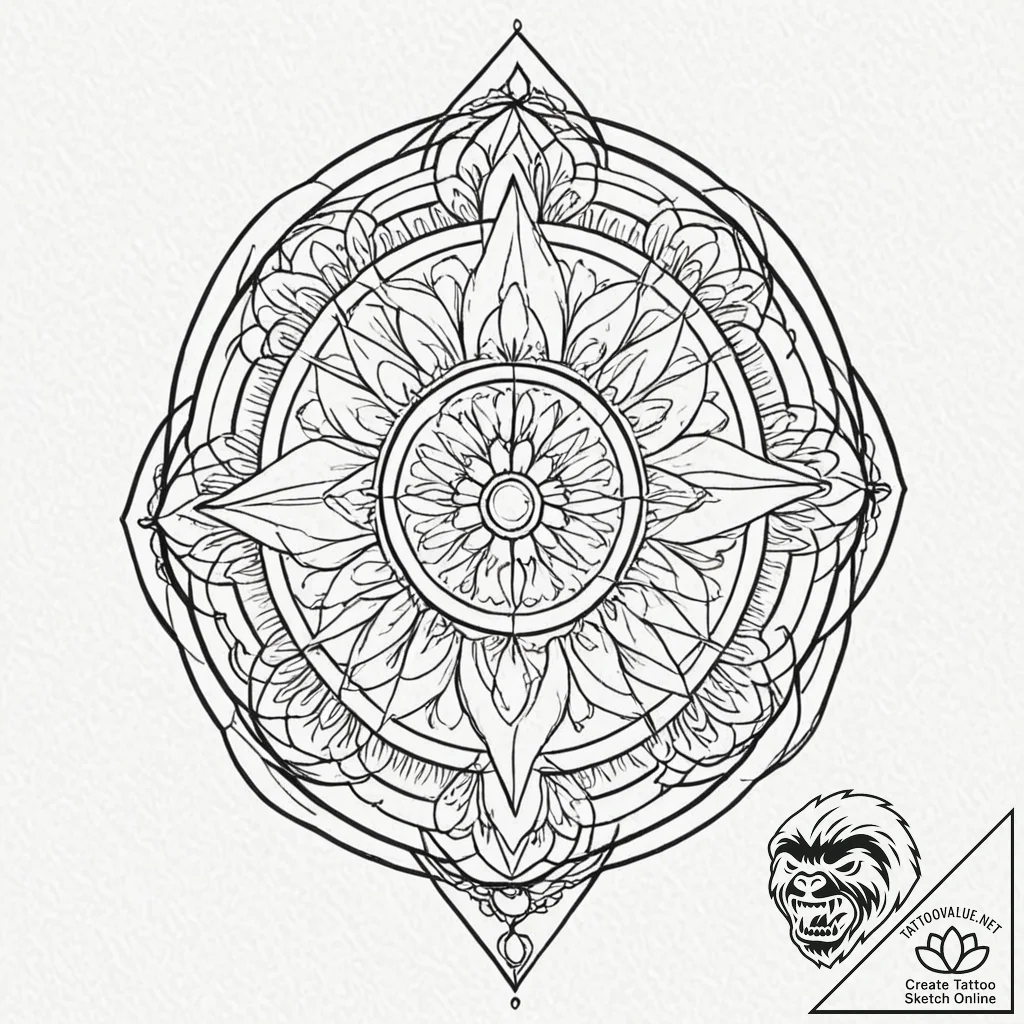 Tattoo design a simplified silhouette of a cl... - tattoo sketch (№1752690616_0, 16.07.2025 18:30) — tattoovalue.net