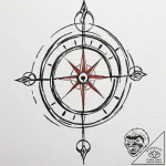 Tattoo design a zodiac symbol as if drawn in… – tattoo sketch (№1752691106_0, 16.07.2025 18:38) — tattoovalue.net