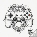 Tattoo design a winner’s medal with a stylize… – tattoo sketch (№1752694007_0, 16.07.2025 19:26) — tattoovalue.net