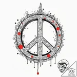 р сѓрѕр° рњрёсђ (world, peace, inner self), t… – tattoo sketch (№1752694649_0, 16.07.2025 19:37) — tattoovalue.net