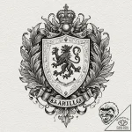 Tattoo sketch a family crest (generic, non-sp… – tattoo sketch (№1752696978_0, 16.07.2025 20:16) — tattoovalue.net