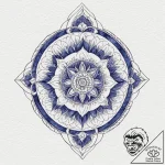 Tattoo design: a watercolor lunitsa in shades… – tattoo sketch (№1752698342_0, 16.07.2025 20:39) — tattoovalue.net