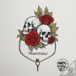 Tattoo design a fantasy coin purse overflowin… – tattoo sketch (№1752698422_0, 16.07.2025 20:40) — tattoovalue.net