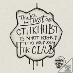 A chicano lettering tattoo of “the first rule… – tattoo sketch (№1752698715_0, 16.07.2025 20:45) — tattoovalue.net