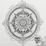 A linework tattoo of the phrase “more human t… – tattoo sketch (№1752699267_0, 16.07.2025 20:54) — tattoovalue.net