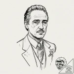 крёстный отец (the godfather), concept art fo… – tattoo sketch (№1752701288_0, 16.07.2025 21:28) — tattoovalue.net