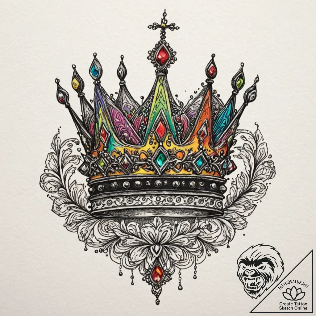 р“сђсѓрїрїр° 23: рљрѕсђрѕрѕрѕс‹рµ рё р¦р°сђсѓ... - tattoo sketch (№1752702299_0, 16.07.2025 21:44) — tattoovalue.net