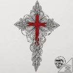 Lace, ink illustration for tattoo, sketch tat… – tattoo sketch (№1752704177_0, 16.07.2025 22:16) — tattoovalue.net