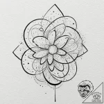 Tattoo sketch an abstract cosmic storm, conta… – tattoo sketch (№1752704959_0, 16.07.2025 22:29) — tattoovalue.net