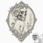 Tattoo sketch a silhouette of a man looking o… – tattoo sketch (№1752706061_0, 16.07.2025 22:47) — tattoovalue.net