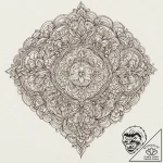 Tattoo design an abstract representation of g… – tattoo sketch (№1752707797_0, 16.07.2025 23:16) — tattoovalue.net