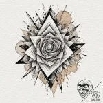 Tattoo sketch an abstract representation of a… – tattoo sketch (№1752709523_0, 16.07.2025 23:45) — tattoovalue.net