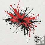 Tattoo sketch a powerful tremor rippling thro… – tattoo sketch (№1752711084_0, 17.07.2025 00:11) — tattoovalue.net